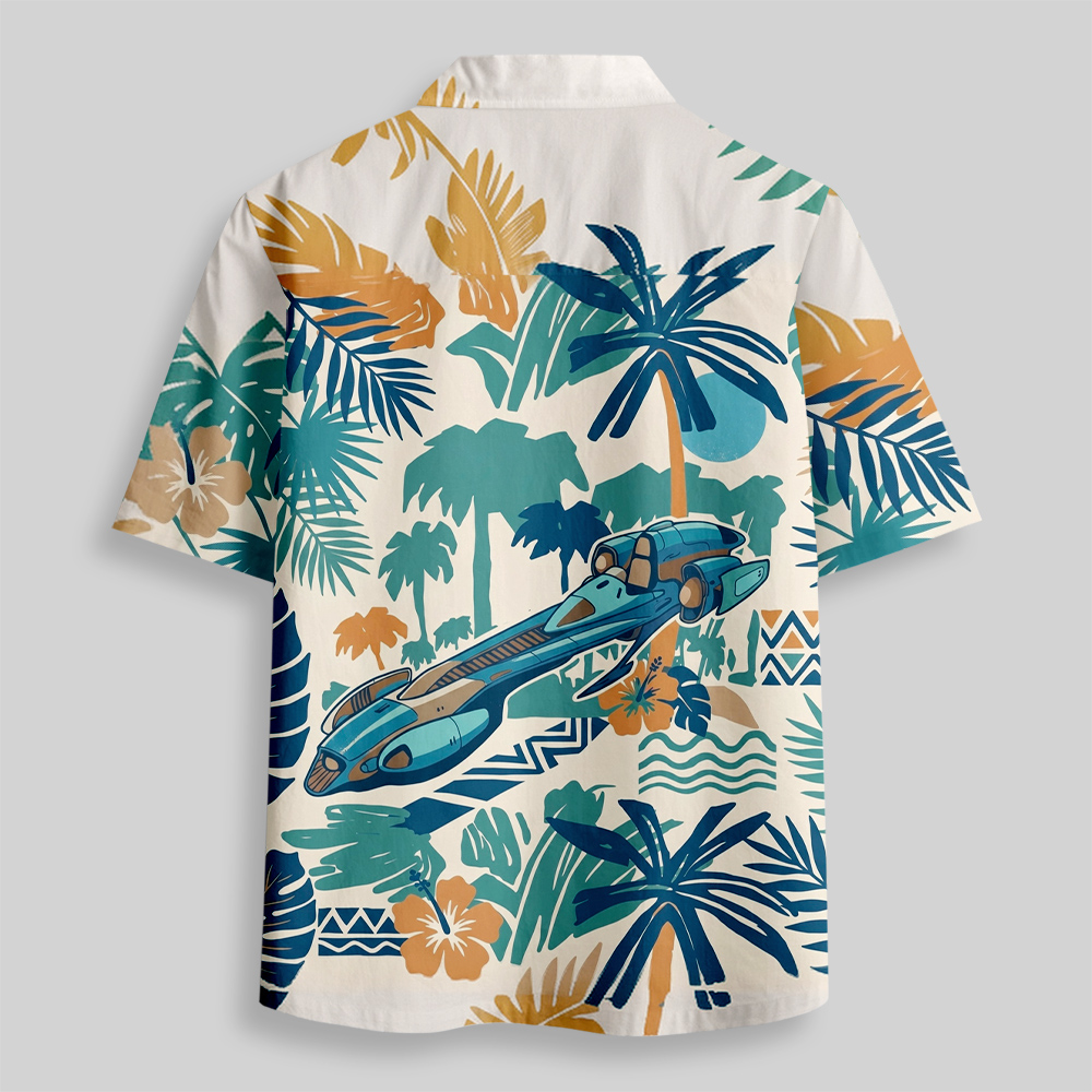 Speeder Vacation Button Up Pocket Shirt