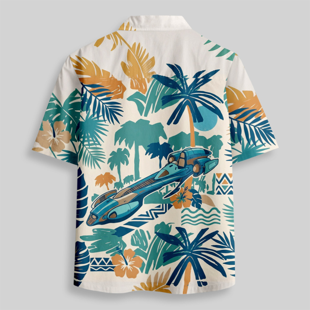 Speeder Vacation Button Up Pocket Shirt