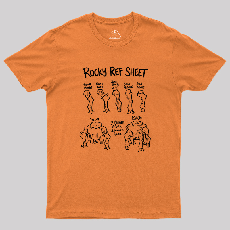 Rocky Ref Sheet Geek T-Shirt