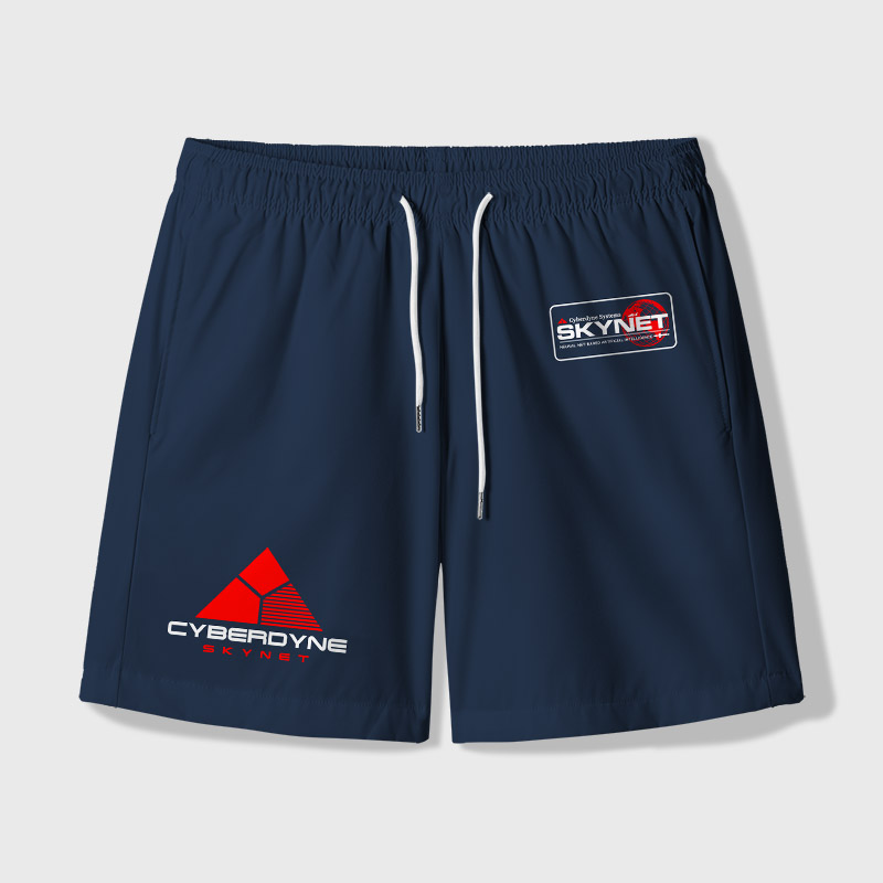 Cyberdyne Systems Skynet Uniform Geek Hawaiian Swim Trunks
