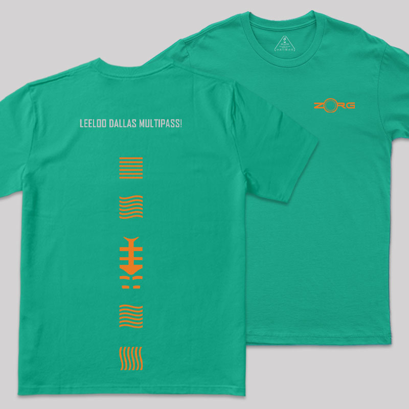 The Fifth Element Front and Back Printing Geek T-Shirt