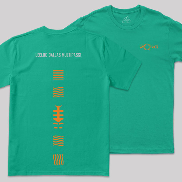 The Fifth Element Front and Back Printing Geek T-Shirt