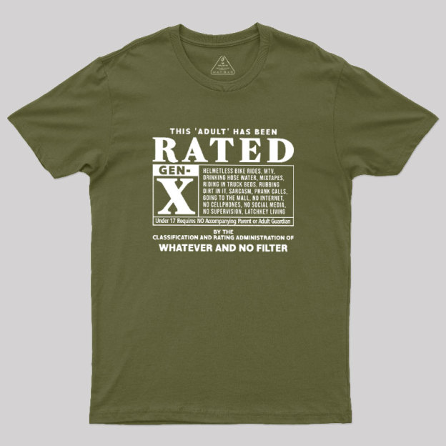 RATED GEN X - 80s Geek T-Shirt