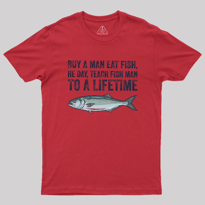 Fish Man Philosophy Geek T-Shirt