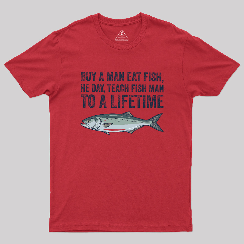 Fish Man Philosophy Geek T-Shirt