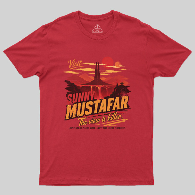 Sunny Mustafar Geek T-Shirt