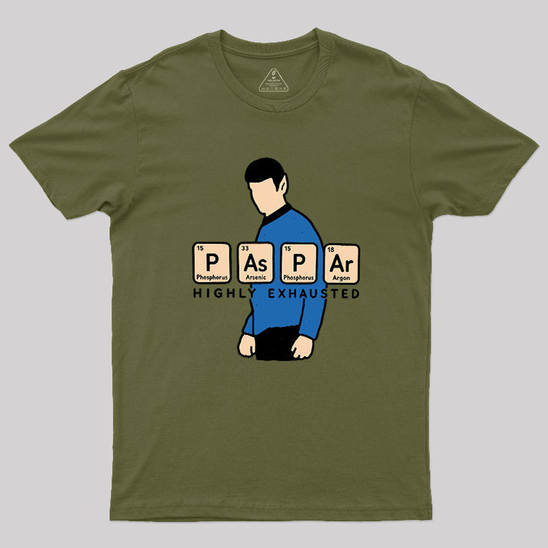Exhausted Spock Geek T-Shirt