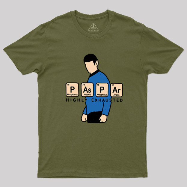 Exhausted Spock Geek T-Shirt