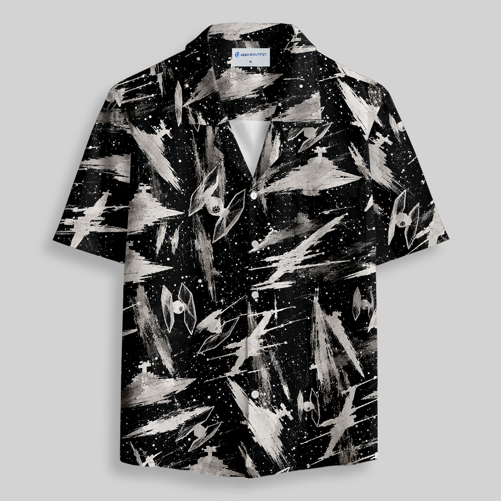 Voidfleet Brushstorm Button Up Pocket Shirt