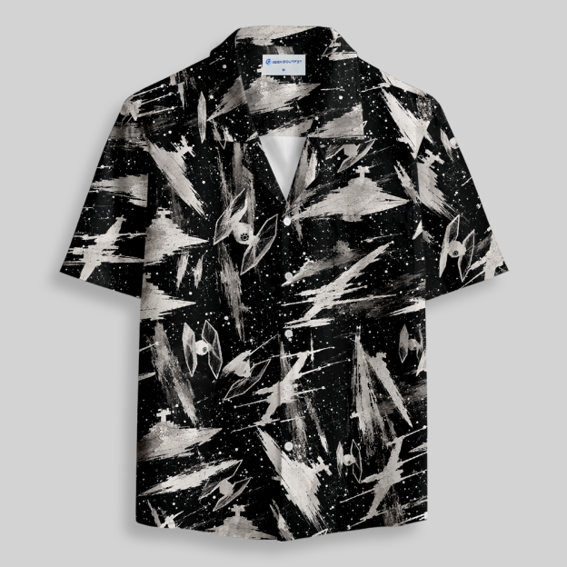 Voidfleet Brushstorm Button Up Pocket Shirt