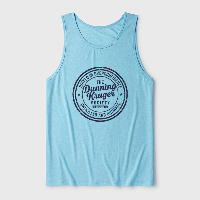 The Dunning-Kruger Society Ultra Soft Heather Tank