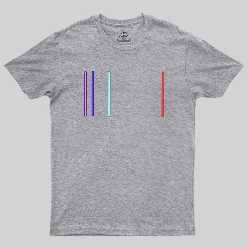 Hydrogen Emission Spectrum Geek T-Shirt