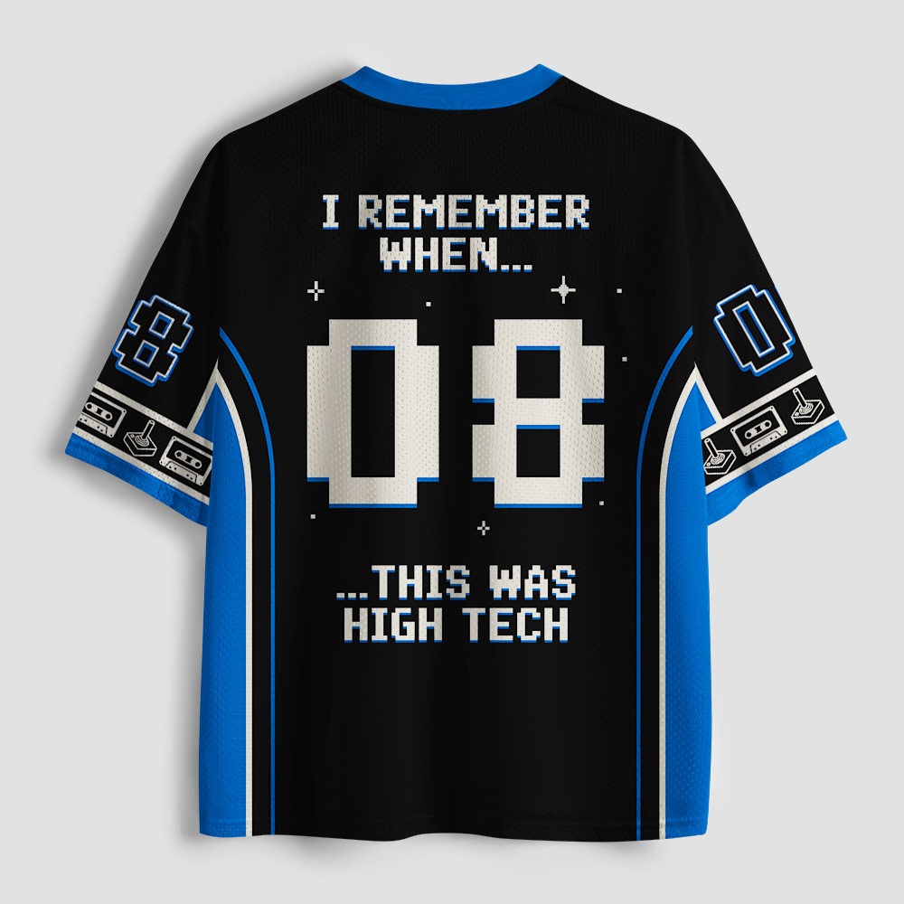 I Remember When This Was High Tech Geek Mesh Jersey