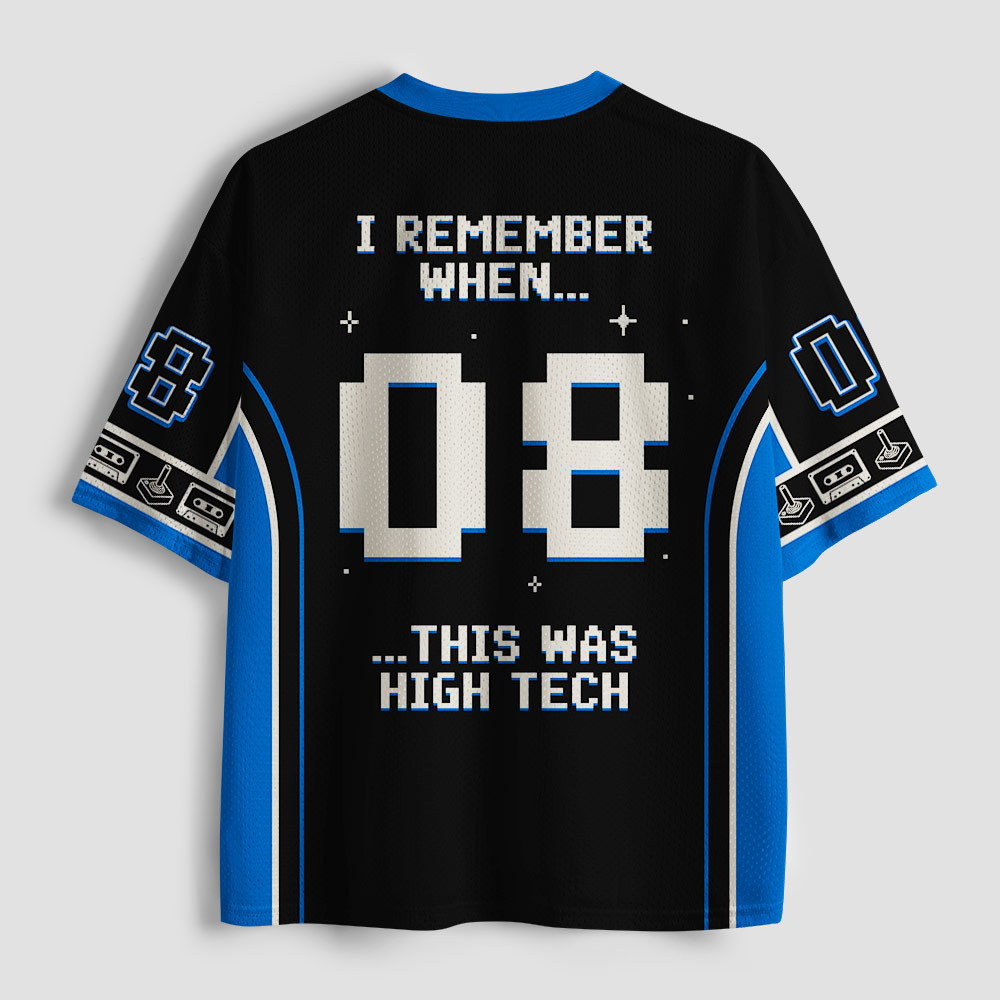 I Remember When This Was High Tech Geek Mesh Jersey