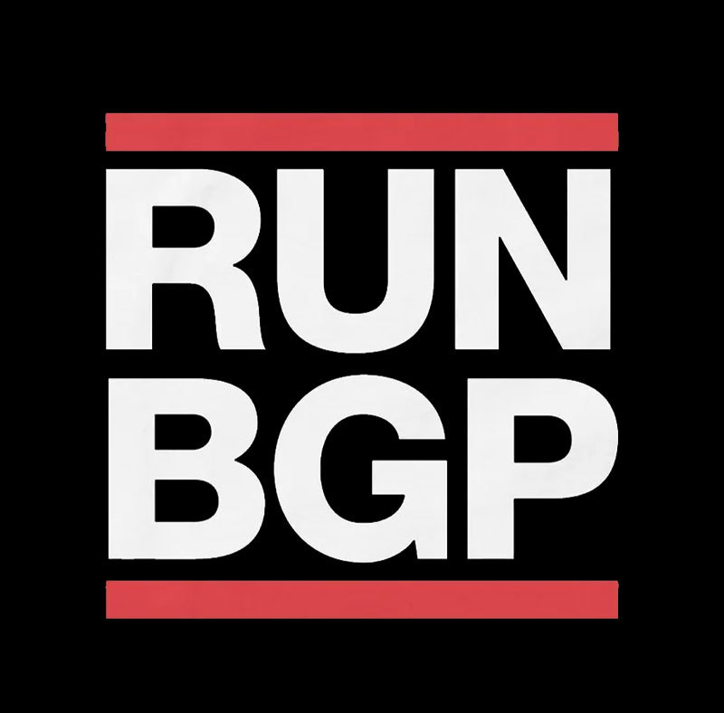 Run BGP Funny Network Engineer Geek T-Shirt