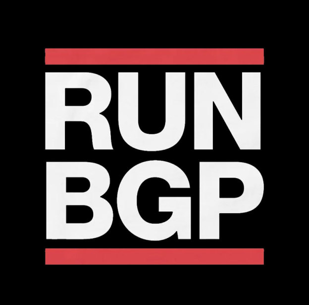 Run BGP Funny Network Engineer Geek T-Shirt