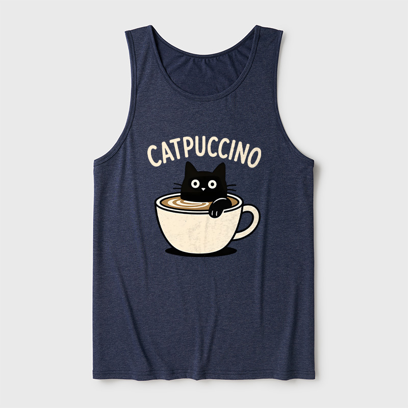 Catpuccino Ultra Soft Heather Tank