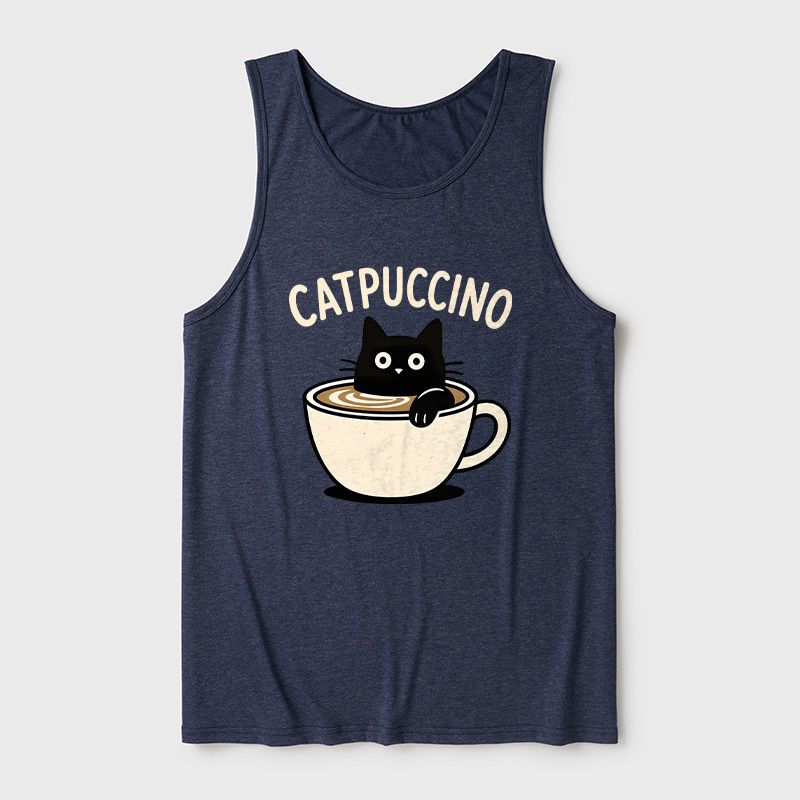 Catpuccino Ultra Soft Heather Tank
