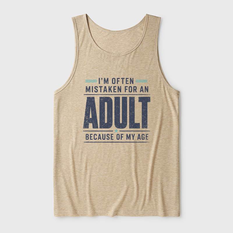 I'm Often Mistaken For An Adult Ultra Soft Heather Tank