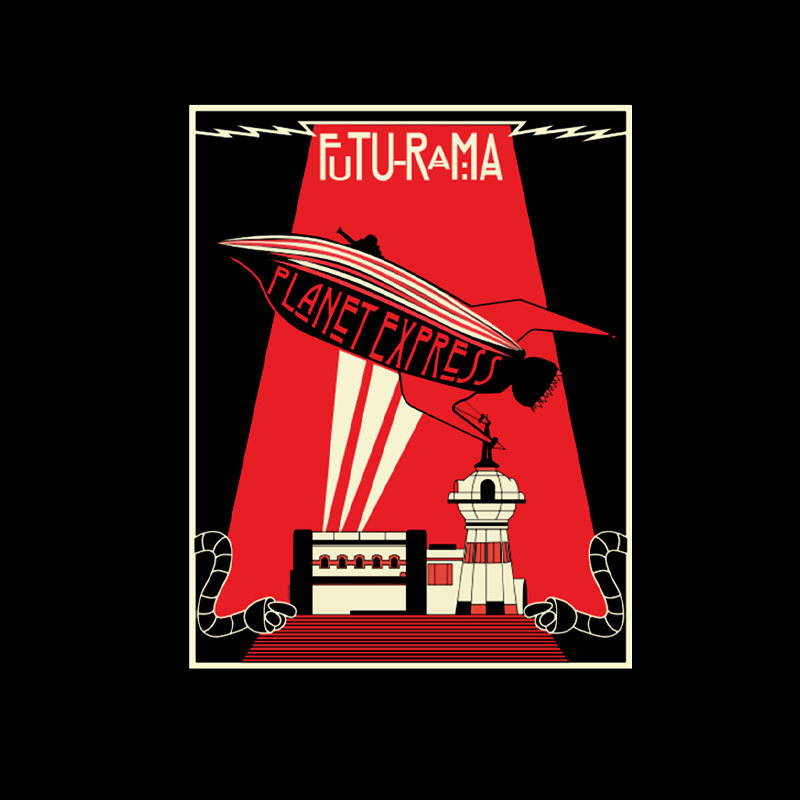 Futurama Mothership Geek T-Shirt