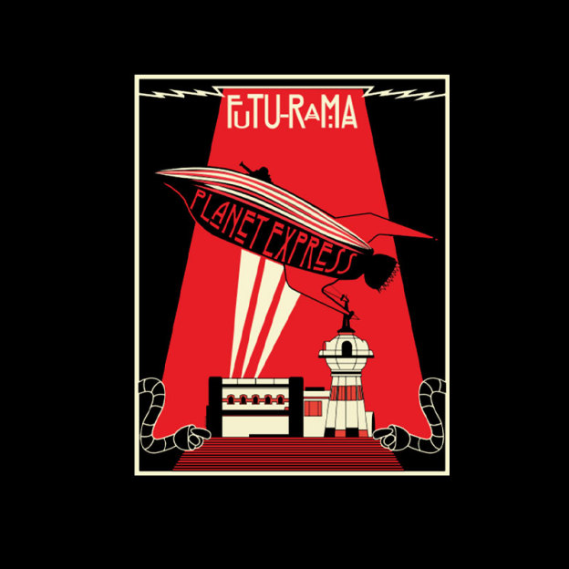 Futurama Mothership Geek T-Shirt