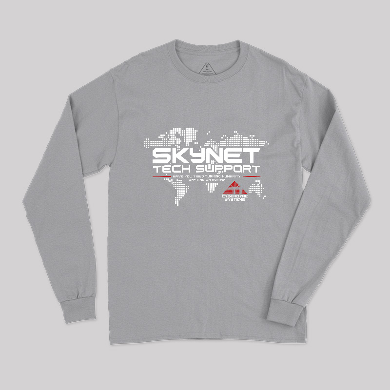 Skynet Tech Support Geek Long Sleeve T-Shirt