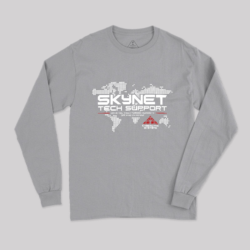 Skynet Tech Support Geek Long Sleeve T-Shirt