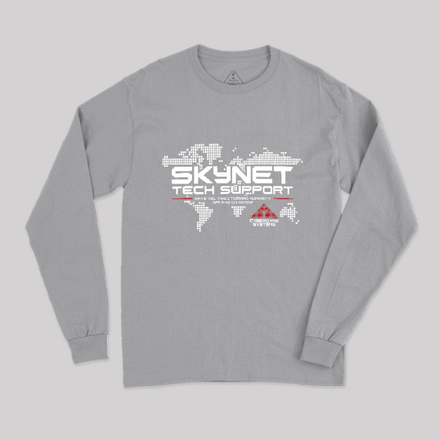 Skynet Tech Support Geek Long Sleeve T-Shirt