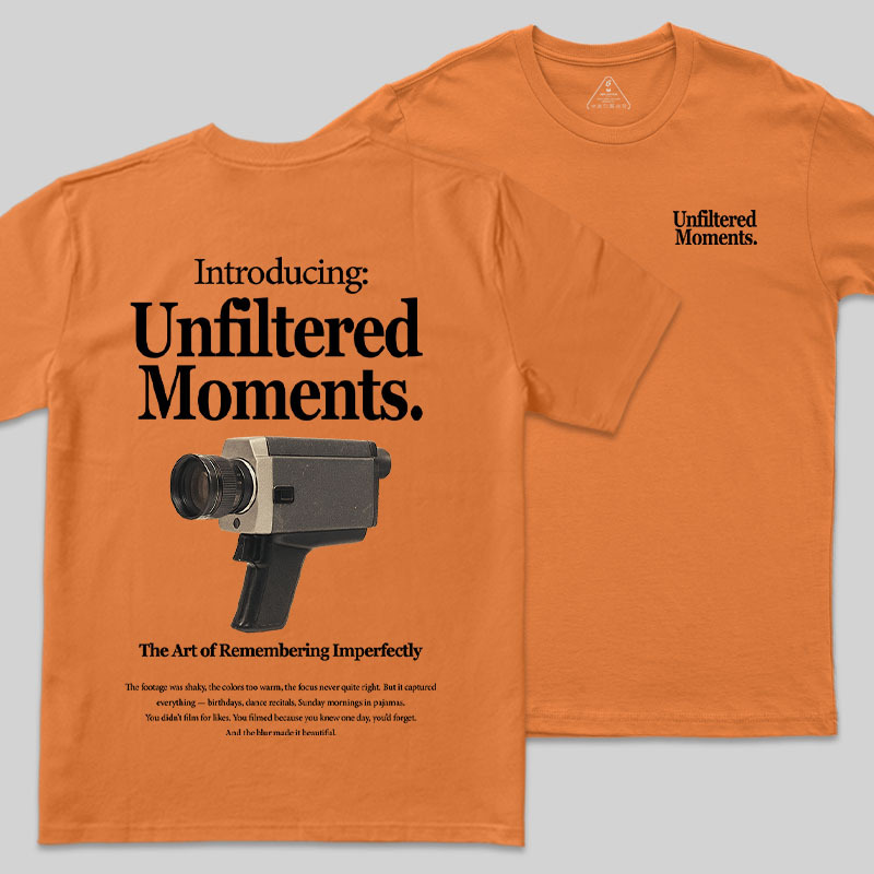 Unfiltered Moments Front and Back Printing Geek T-Shirt