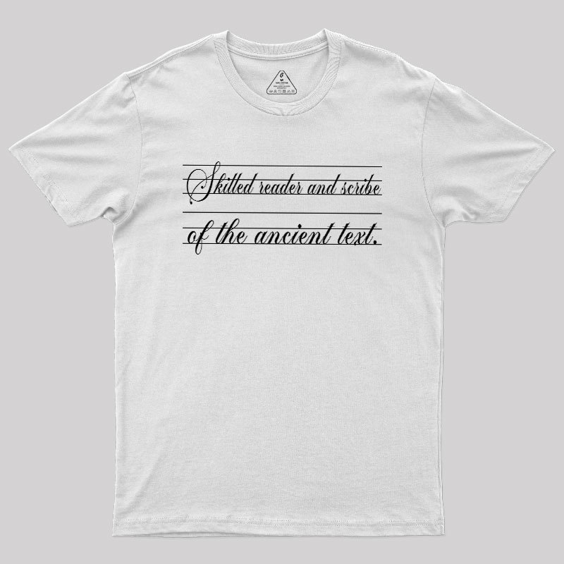 Ancient Scribe Geek T-Shirt
