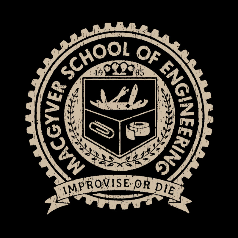 School Of Engineering Vintage Geek T-Shirt