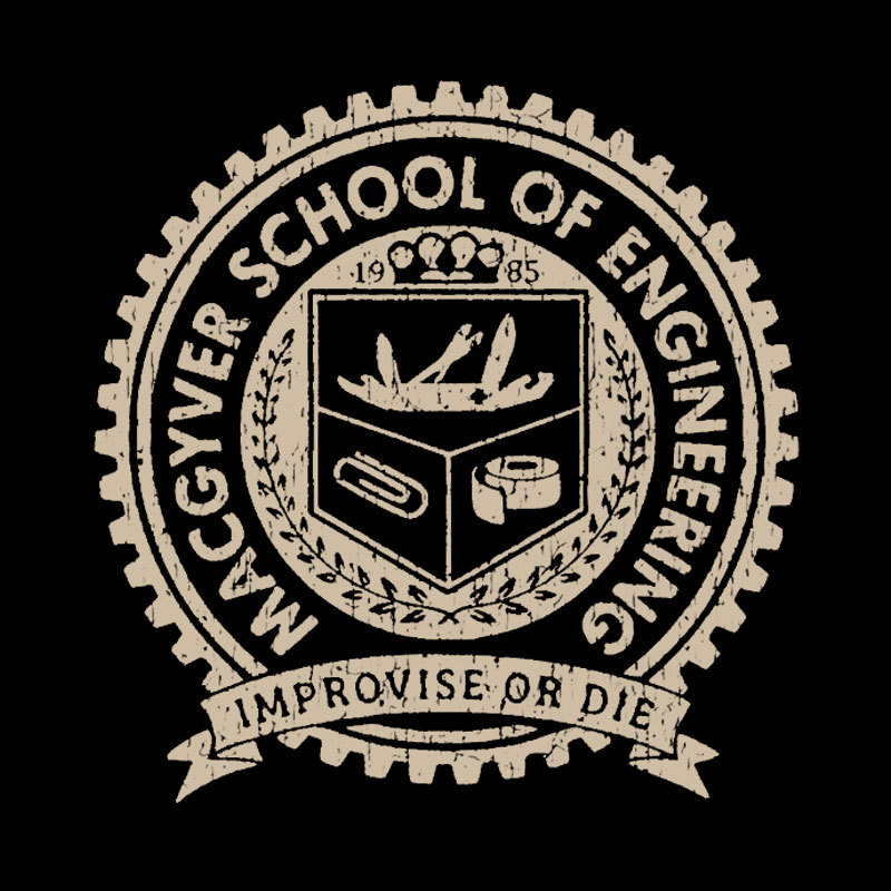 School Of Engineering Vintage Geek T-Shirt