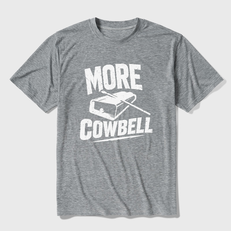 More Cowbell Ultra Soft Heather Tee
