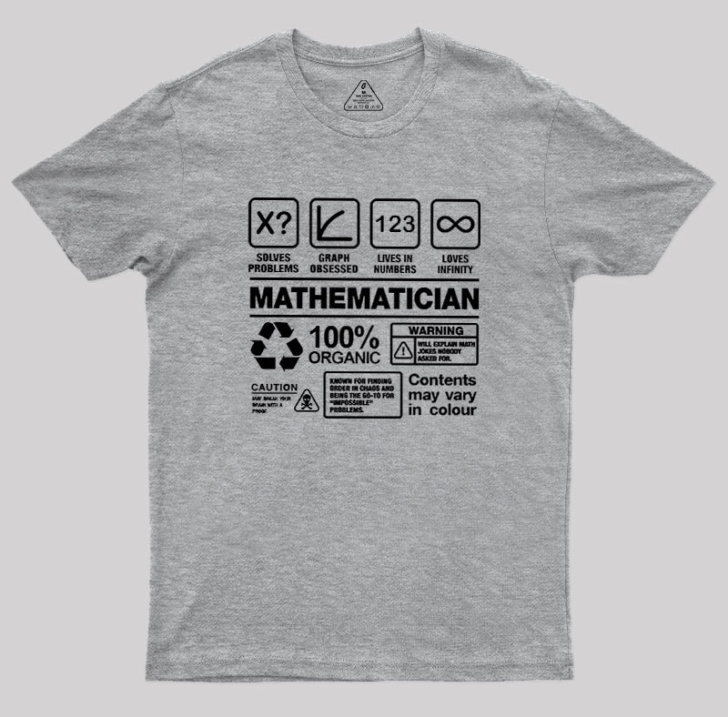Mathematician Geek T-Shirt