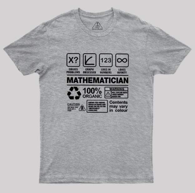 Mathematician Geek T-Shirt
