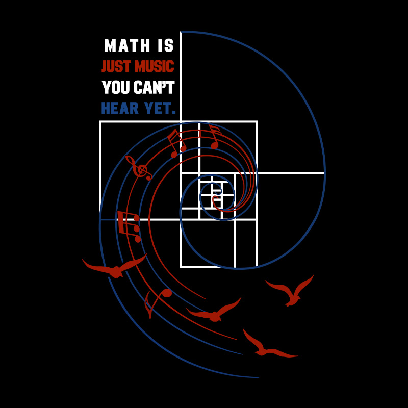 Math Is Just Music You Can'T Hear Yet Geek T-Shirt