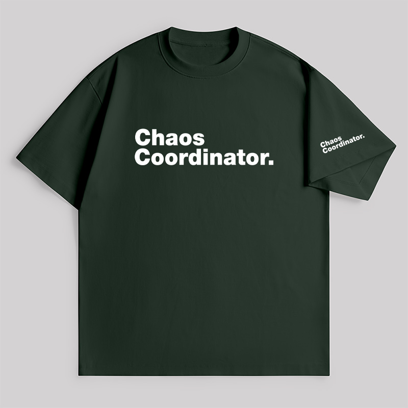 Chaos Coordinator Unisex Oversized T-shirt