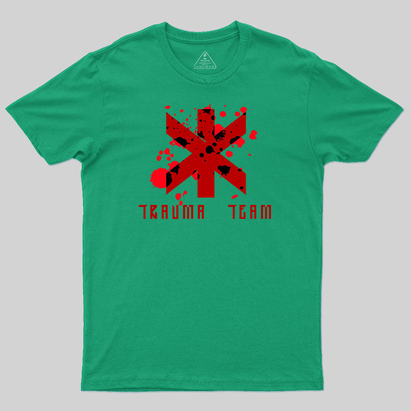BLOOD TYPE O Tシャツ Geeksoutfit Trauma Team Blood-Cyberpunk 2077 T-Shirt for Sale