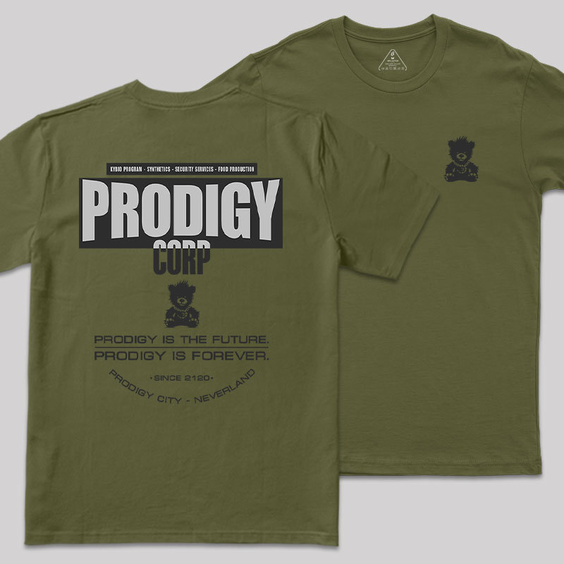 Prodigy Corp Front and Back Printed Geek T-Shirt
