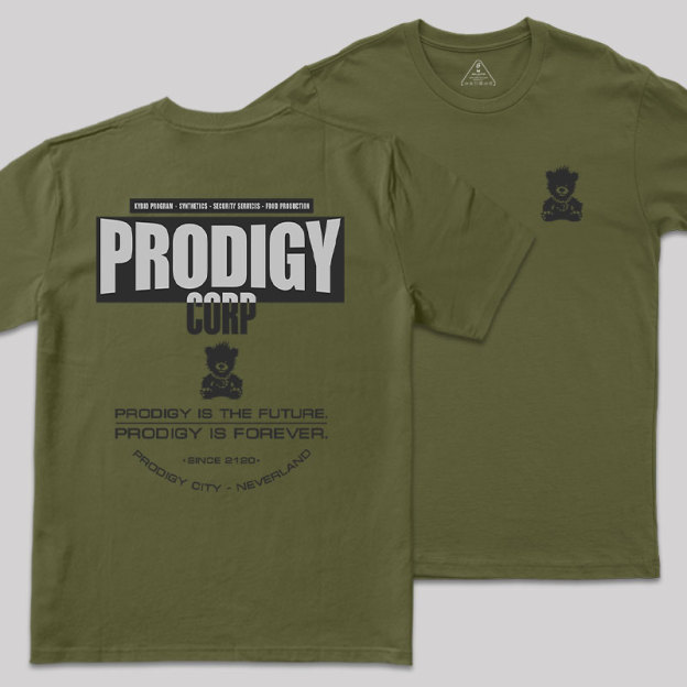 Prodigy Corp Front and Back Printed Geek T-Shirt