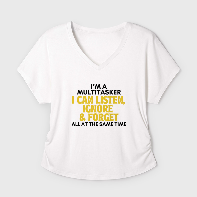 Sarcastic Geek Dolman Sleeve V-Neck Shirt