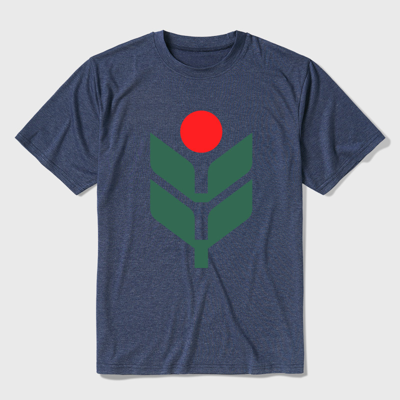 Botany Biology Sun‑Plant Flat‑Design Ultra Soft Heather Tees