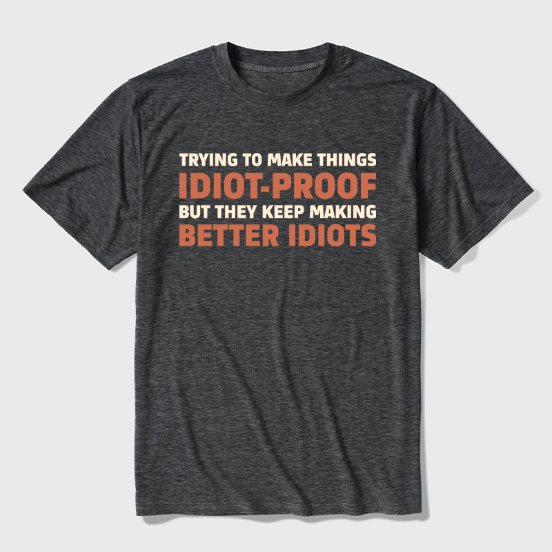 Idiot-Proof Paradox Ultra Soft Heather Tee
