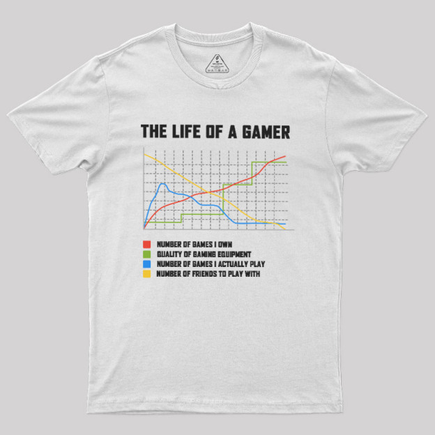 The Life Of A Gamer Geek T-Shirt