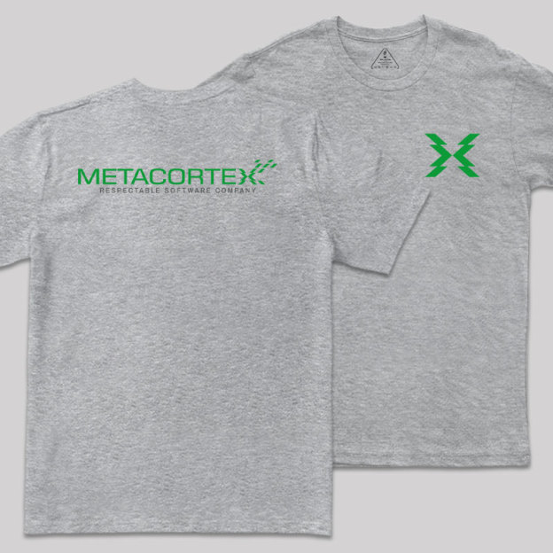 Metacortex Future Front and Back Printed Geek T-Shirt