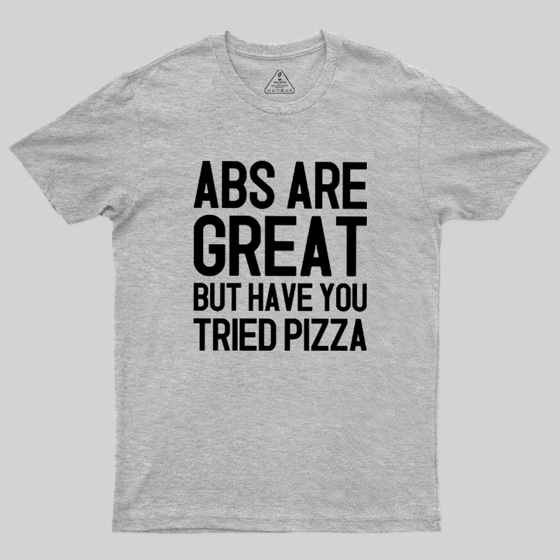 Abs vs Pizza Geek T-Shirt