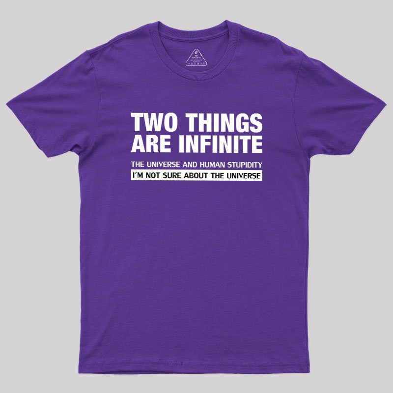 Infinite Stupidity Geek T-Shirt