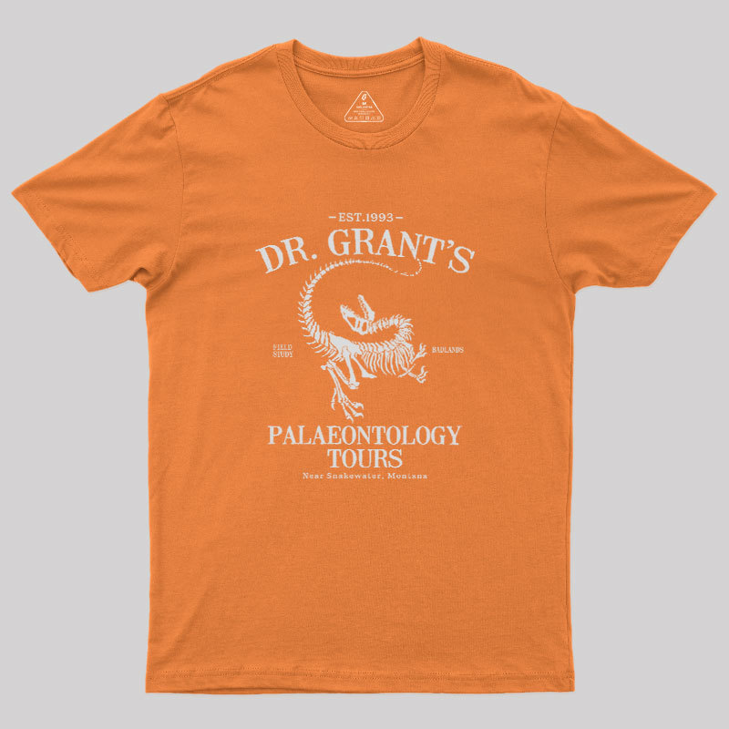 Dr. Grant��s Fossil Tours Geek T-Shirt