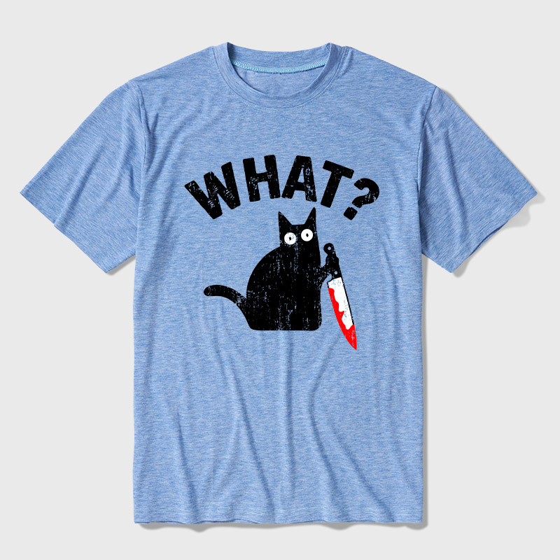 What Cat Funny Ultra Soft Heather Tee