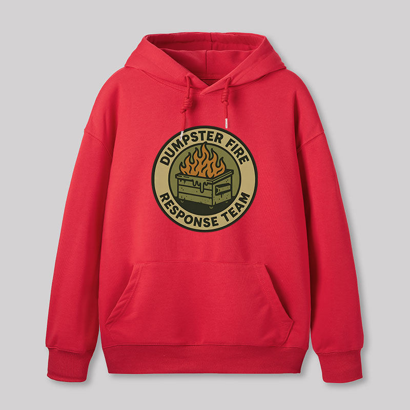 Dumpster Fire Response Team Geek Hoodie